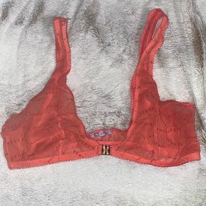 Flocked Logo Bralette